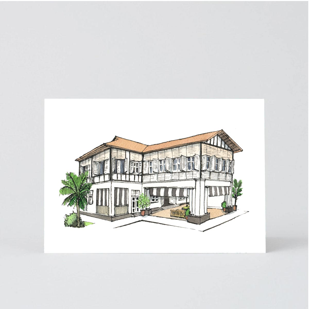 Black & White House