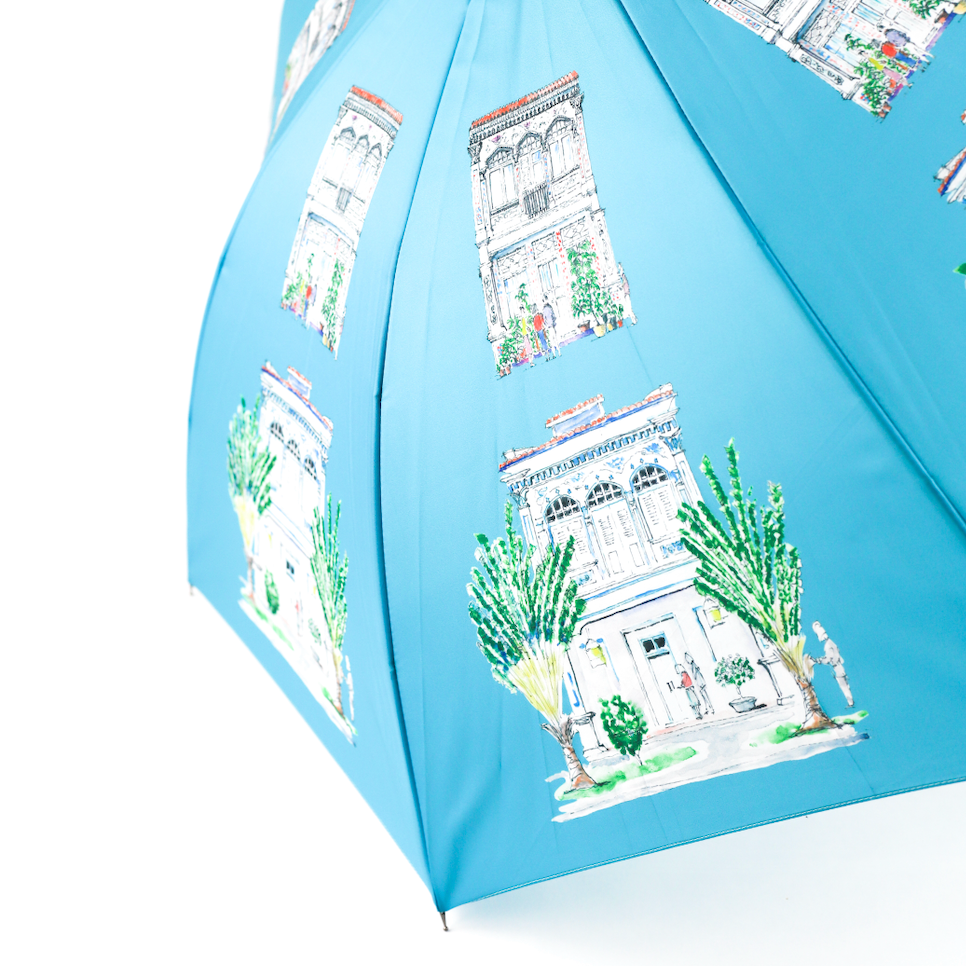 Umbrella | Turquoise Blue Shophouse