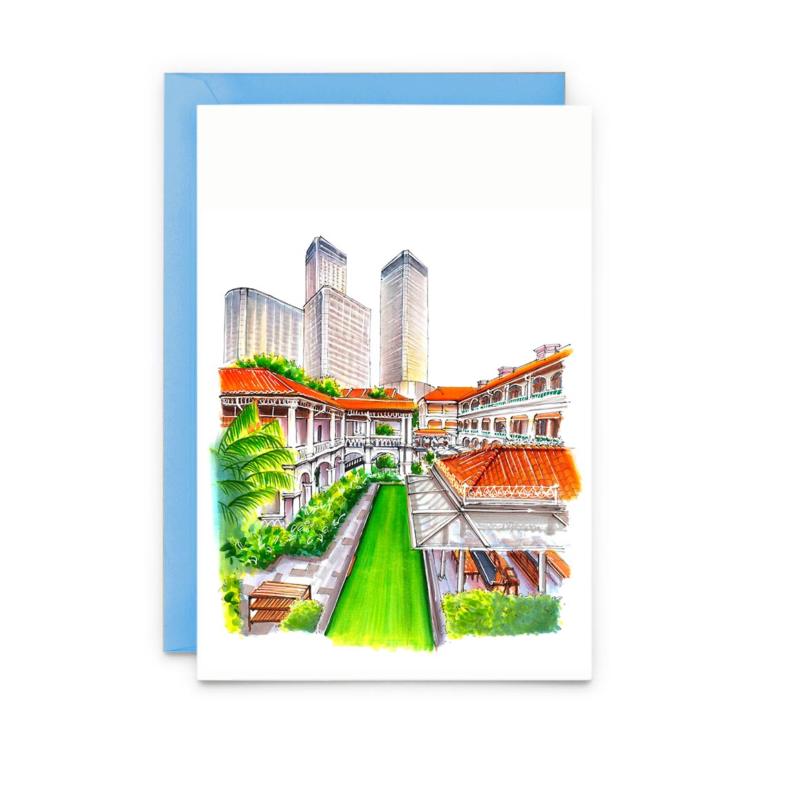 Raffles Hotel Courtyard