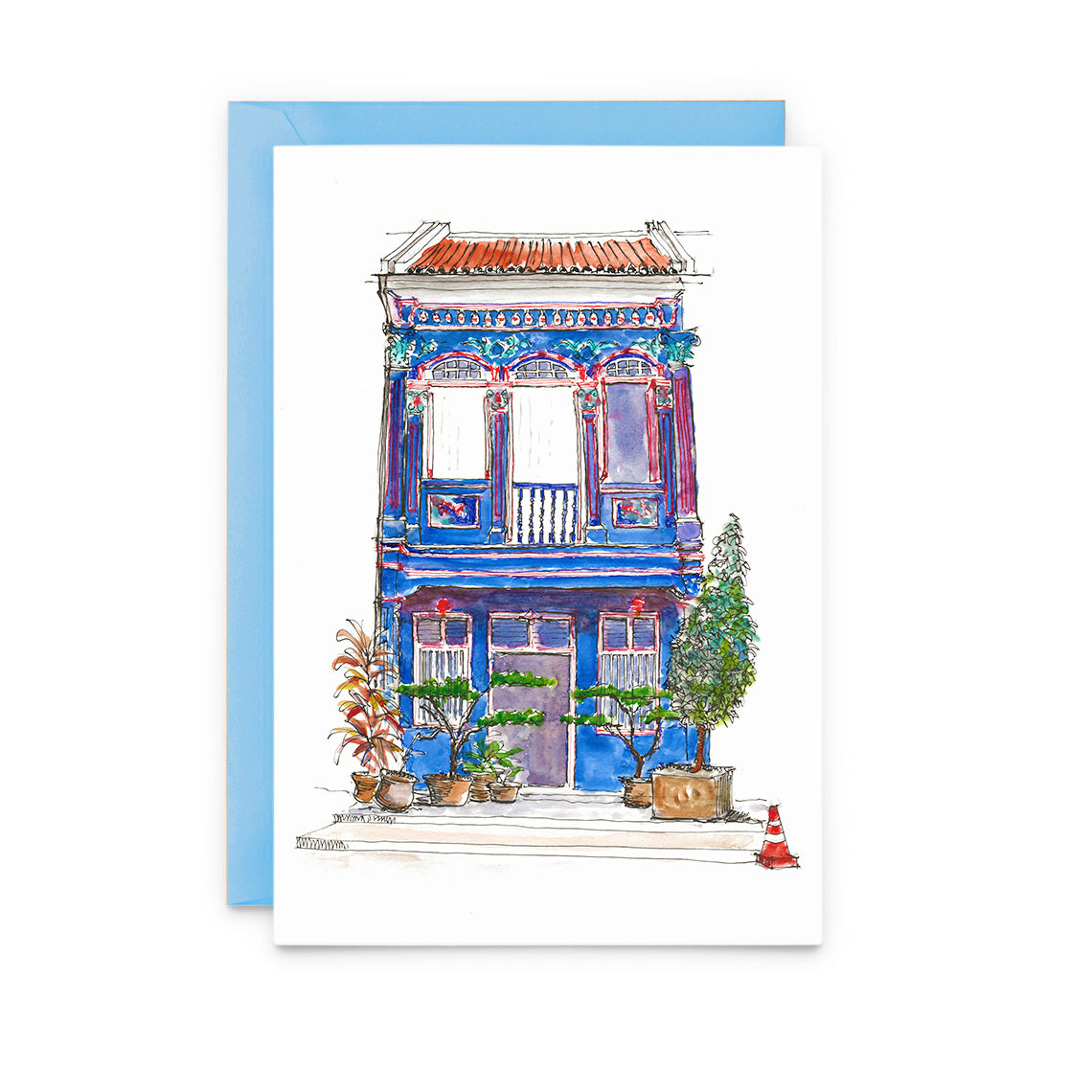 Pack of 8 | Singapore Joo Chiat Shophouses