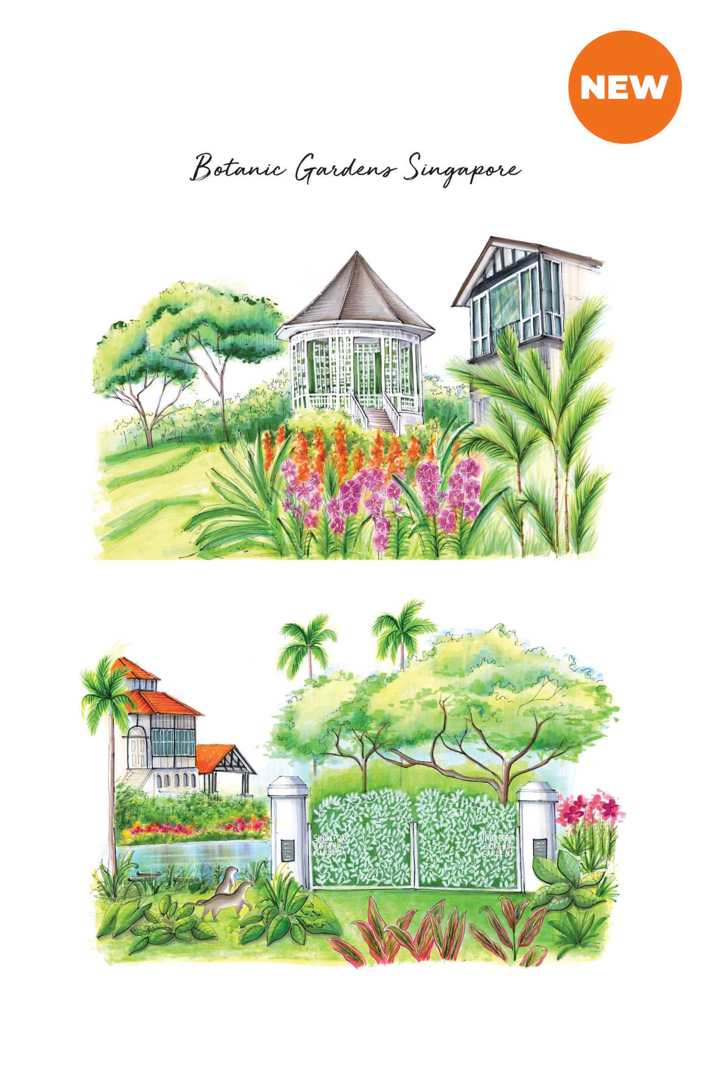 Linen Tea Towel | Botanic Garden (Limited Edition)
