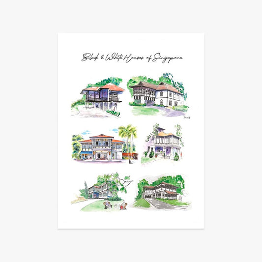 6 Black & White Houses of Singapore