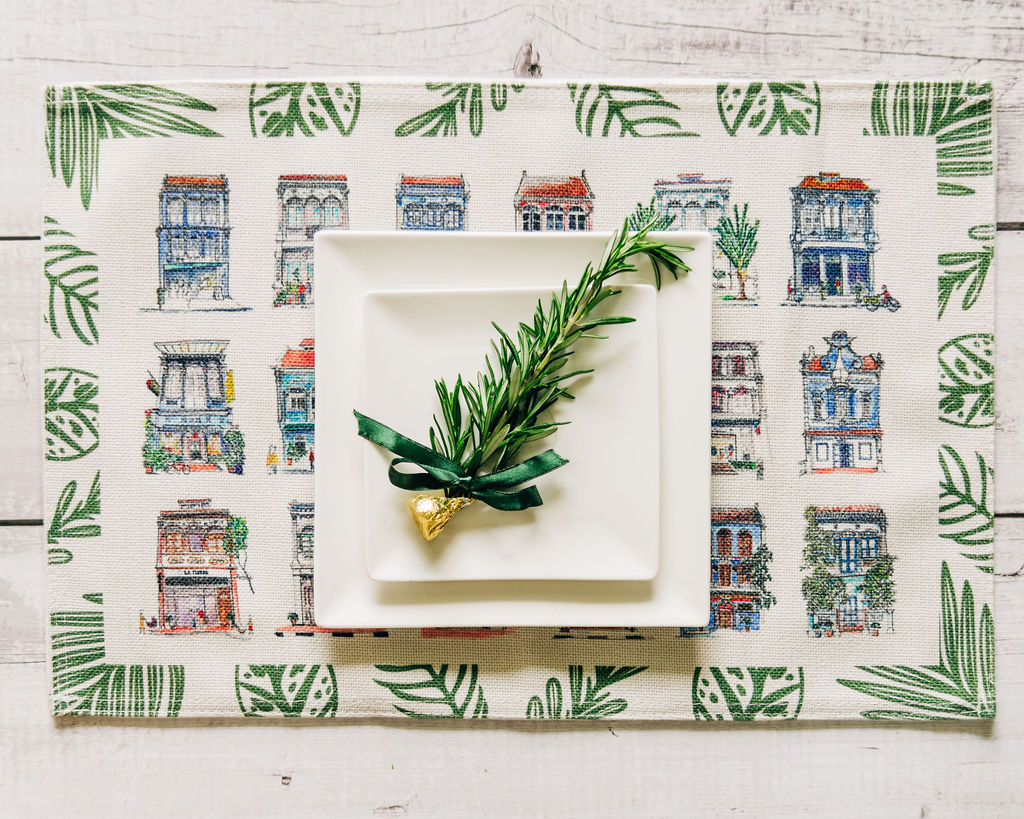PlaceMats | Blue Shophouses | Set of 6