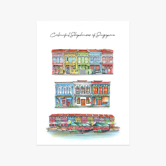 Colourful Shophouses of Singapore
