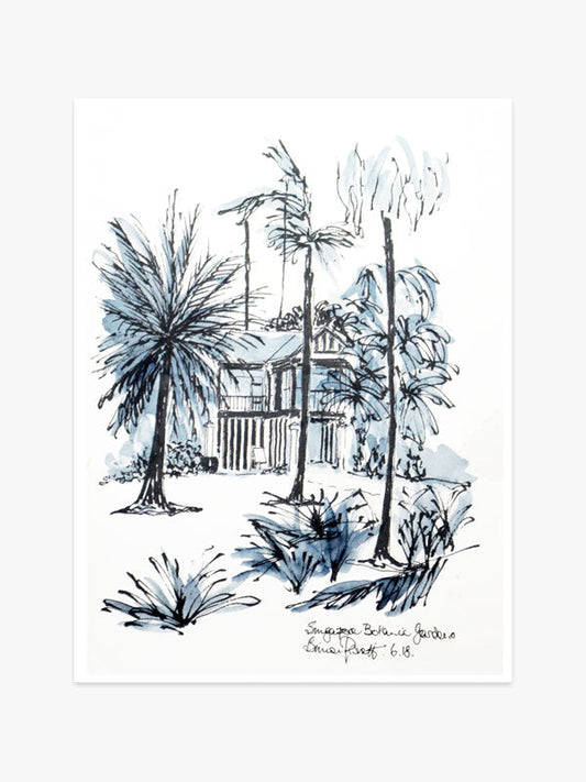 Botanic Gardens - Black & White Corner House