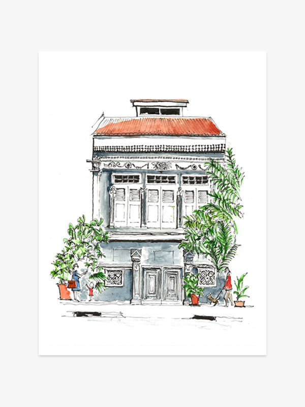 Blair Road - Grey Shophouse