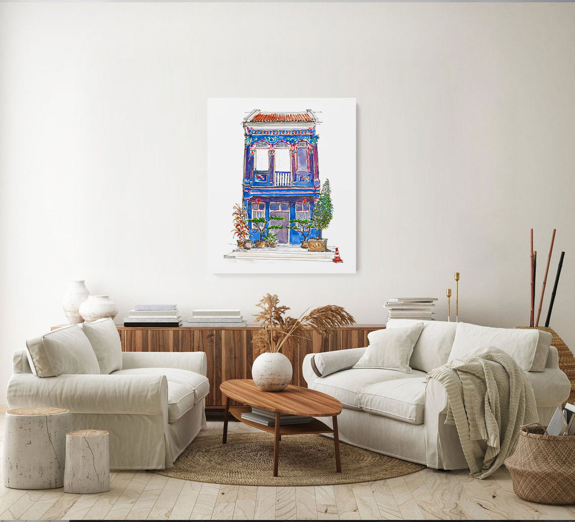 Joo Chiat Blue Shophouse