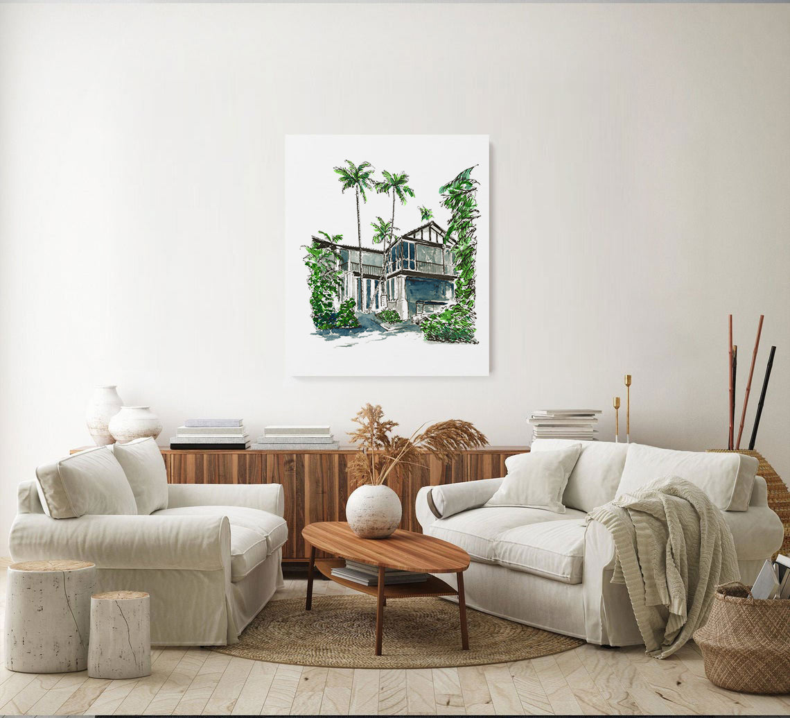 Botanic Gardens - Corner House Frontal View