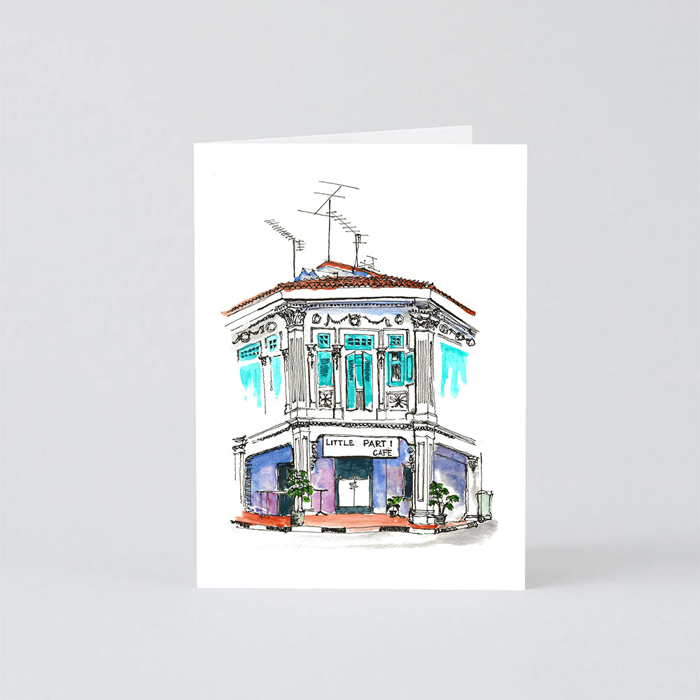 Little Part 1 Cafe - Greeting Card