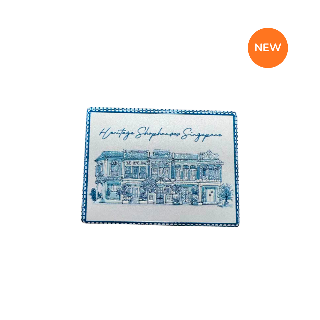 Ceramic Magnet - Heritage Shophouses