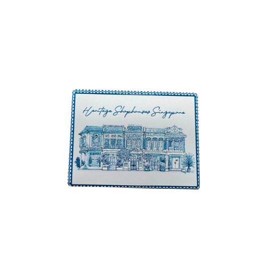 Ceramic Magnet - Heritage Shophouses