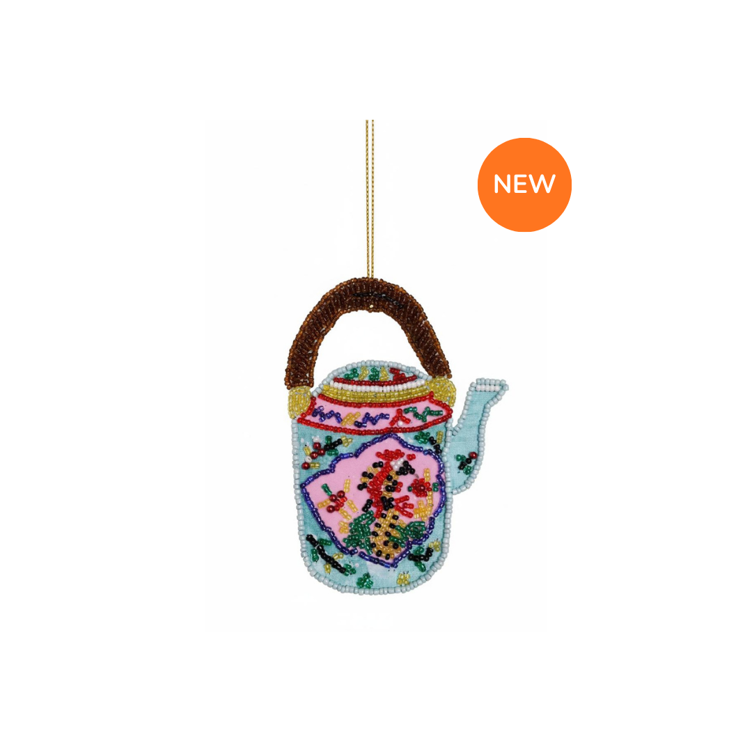 Ornament [Embroidery] - Peranakan Teapot