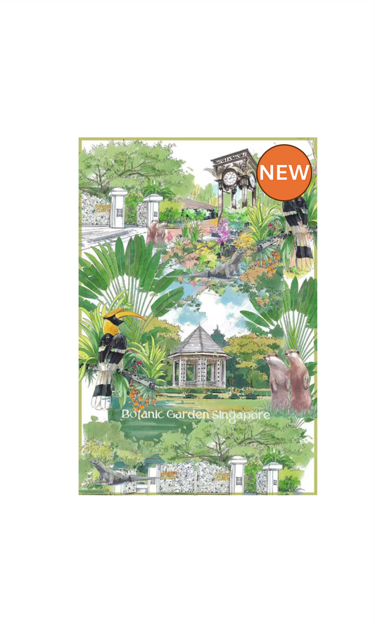 Linen Tea Towel | Botanic Garden (New)