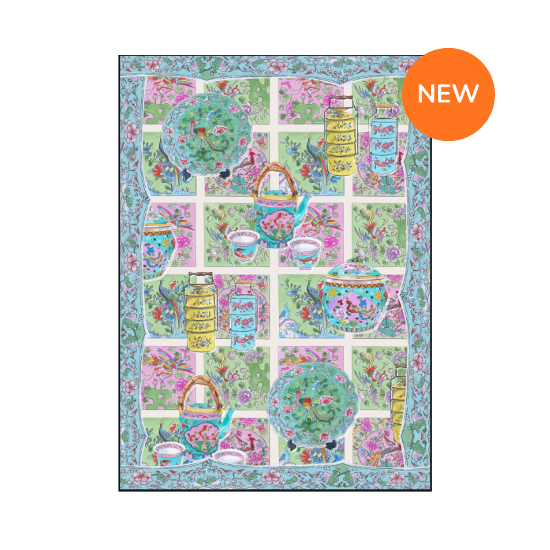 Organic Cotton Tea Towel | Peranakan