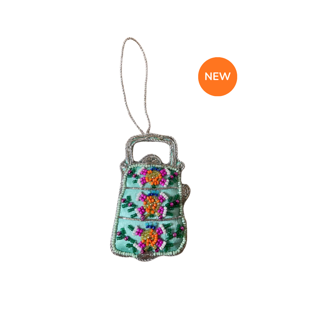 Ornament [Embroidery]- Floral Peranakan Tiffin