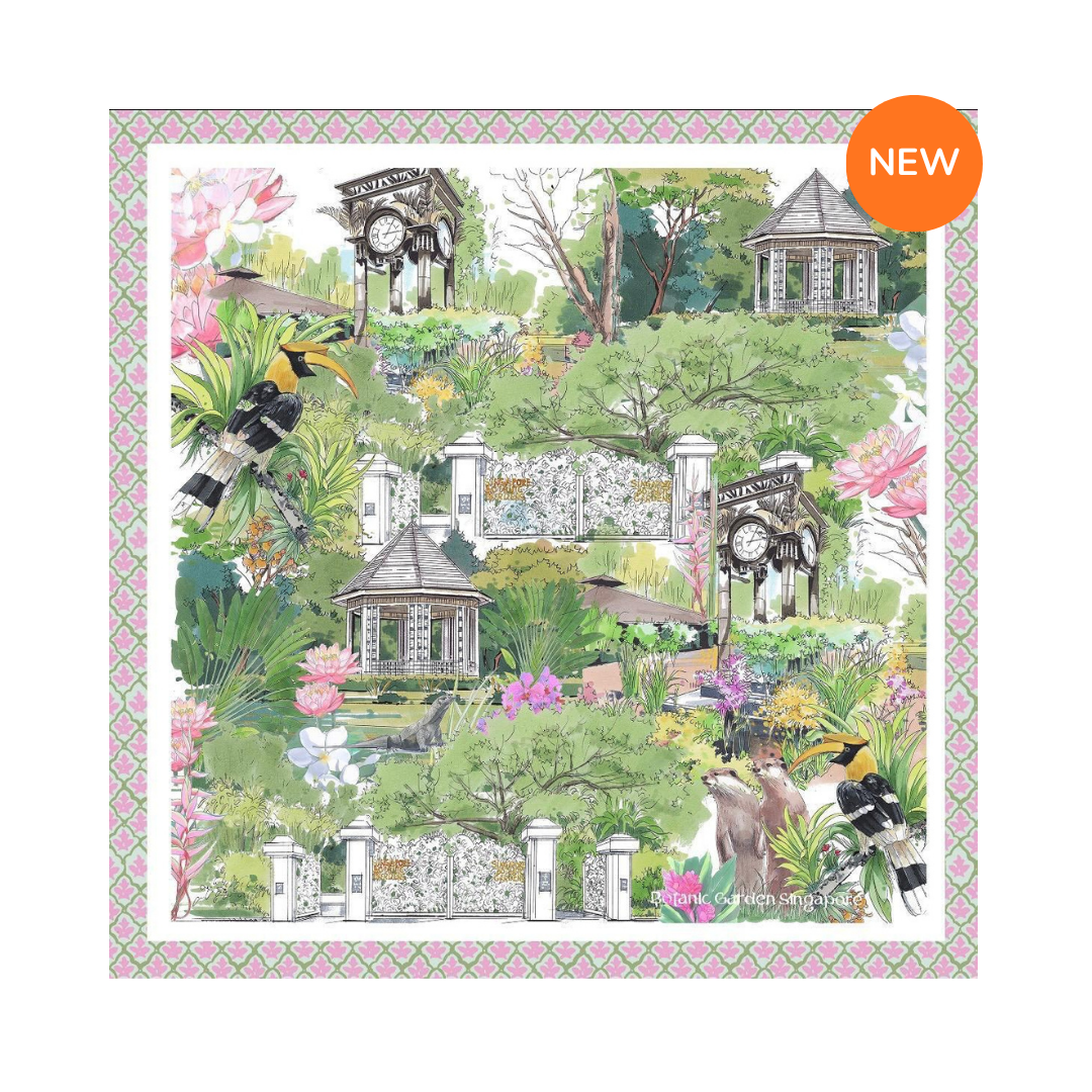 Botanic Gardens Silk Scarf