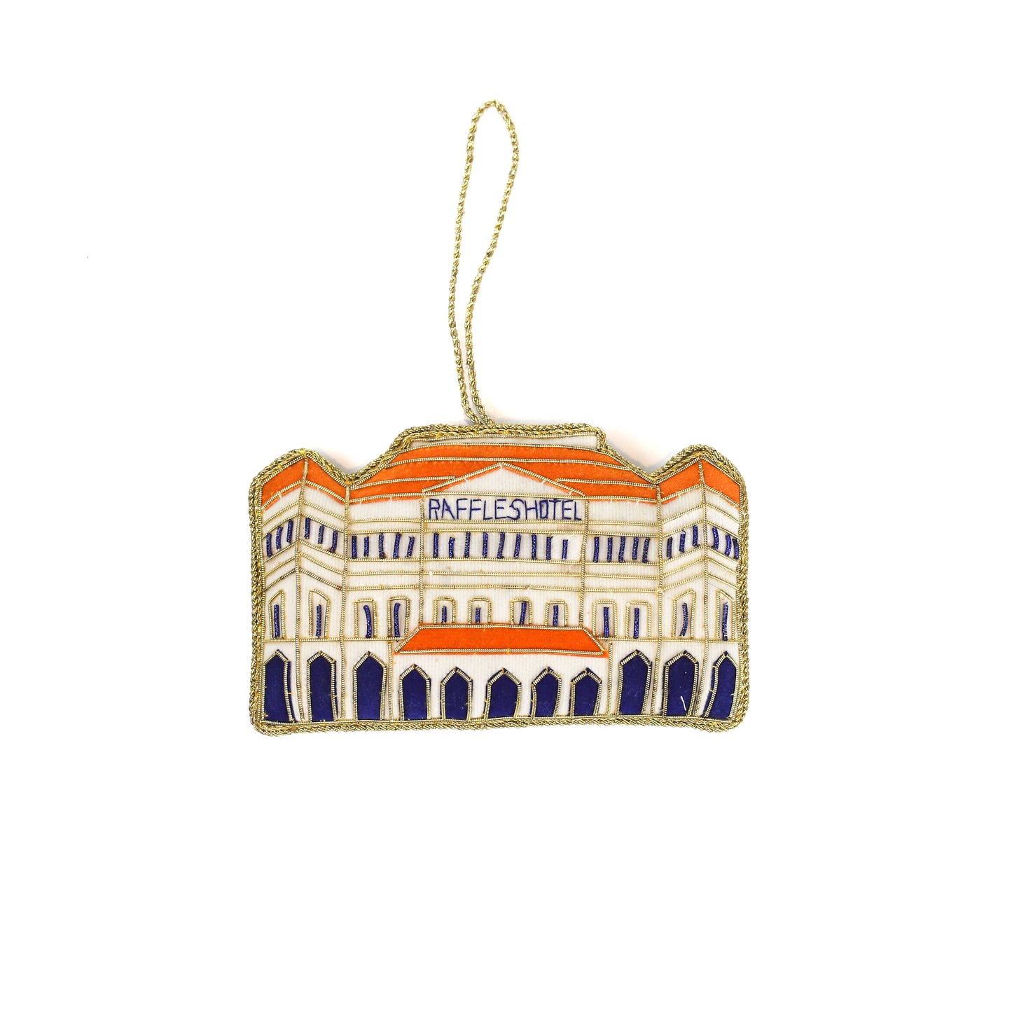 Christmas Ornament [Embroidery] - Raffles Hotel