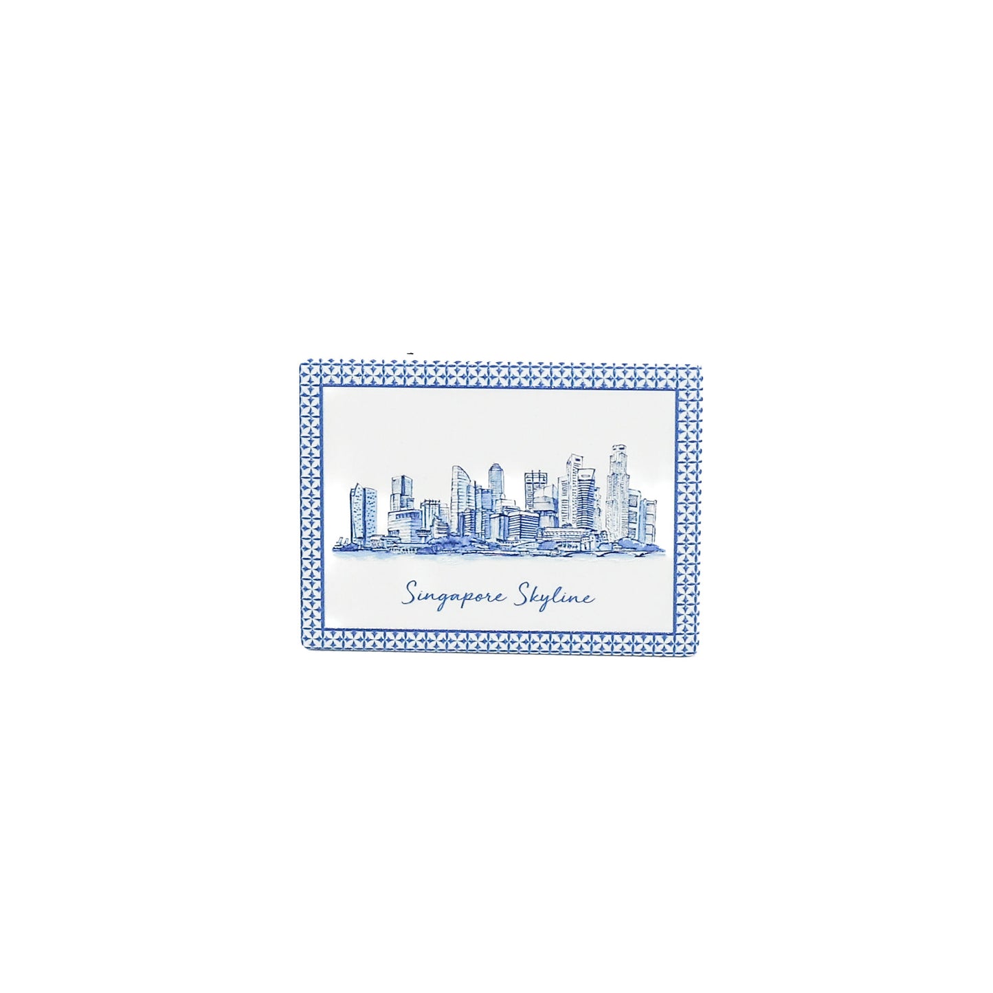 Ceramic Magnet [Singapore Skyline]