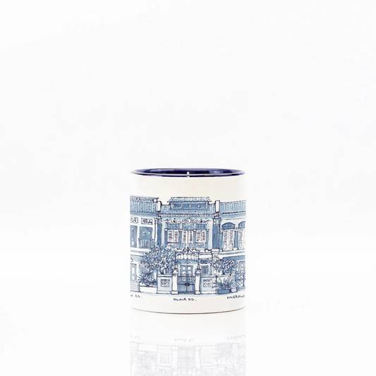 Mugs - Blue & White [Heritage Shophouses]