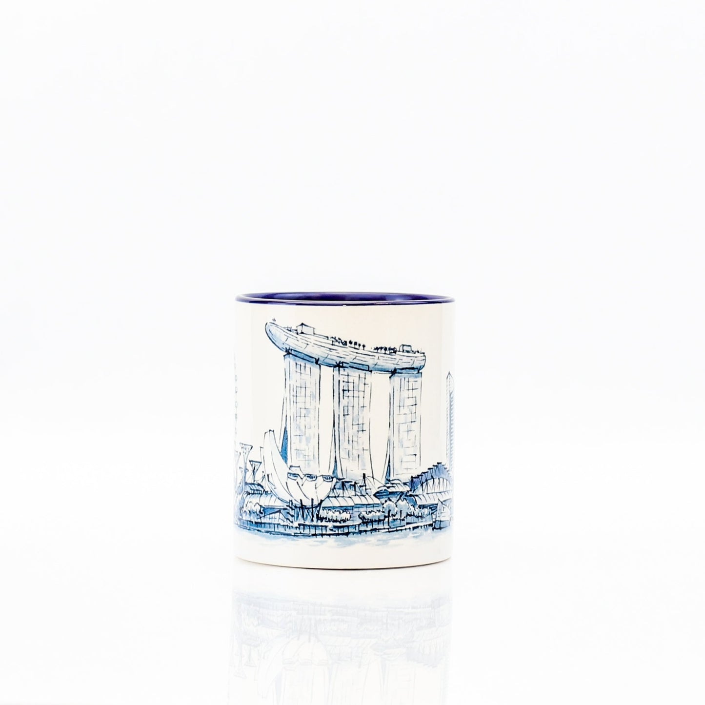 Mugs - Blue & White [Marina Bay Sands]