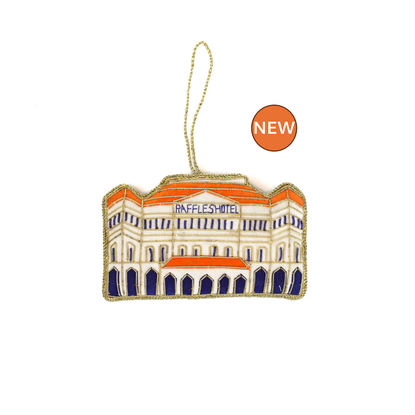 Christmas Ornament [Embroidery] - Raffles Hotel