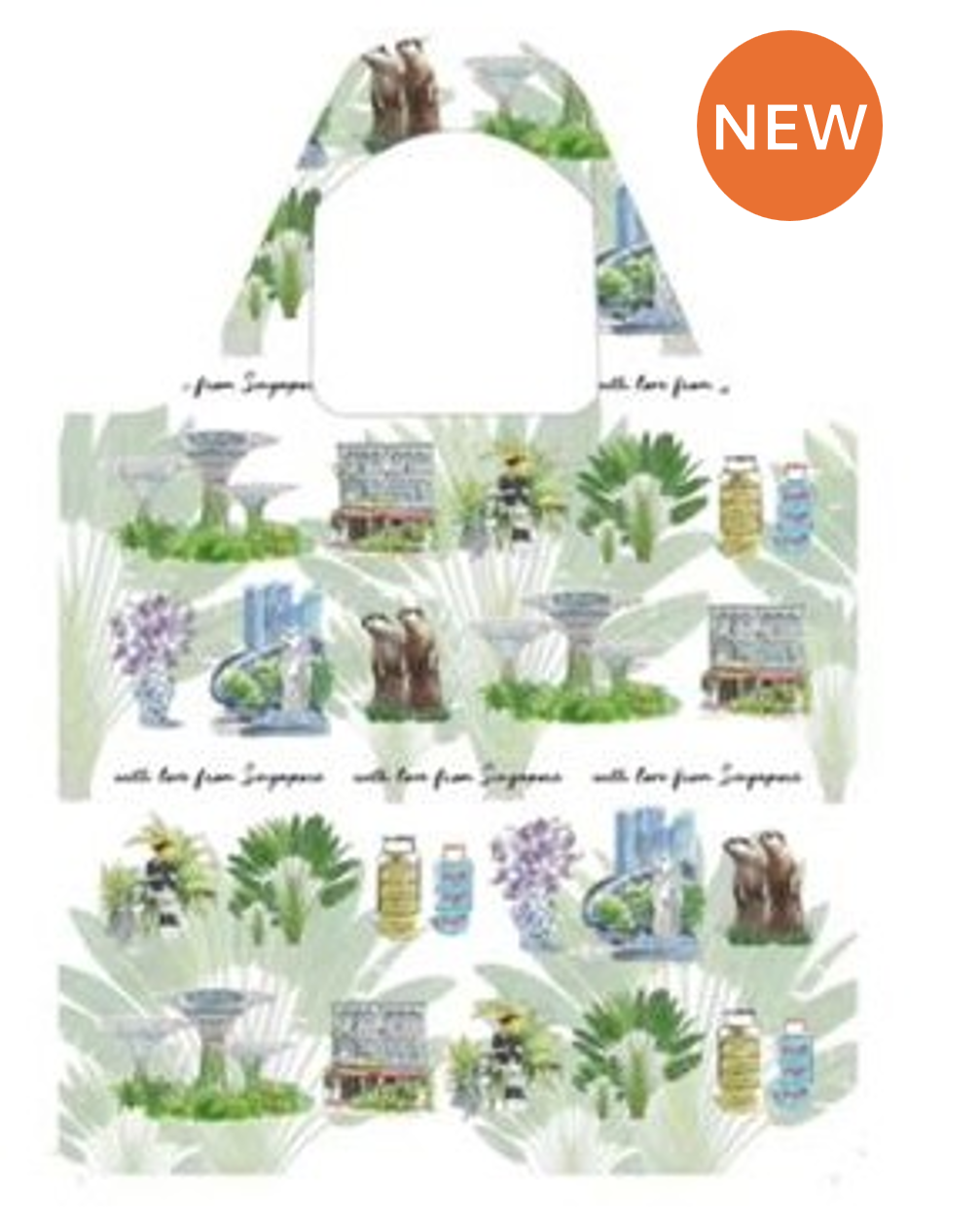 Shopping Bag [White] | Uniquely Singapore