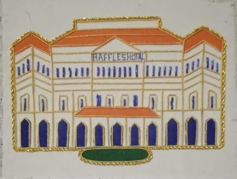 Christmas Ornament [Embroidery] - Raffles Hotel