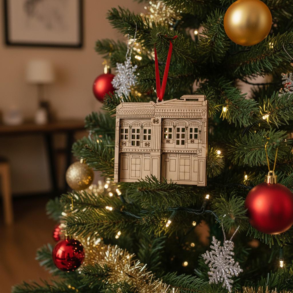 Christmas Ornament [Basswood] - Shophouse