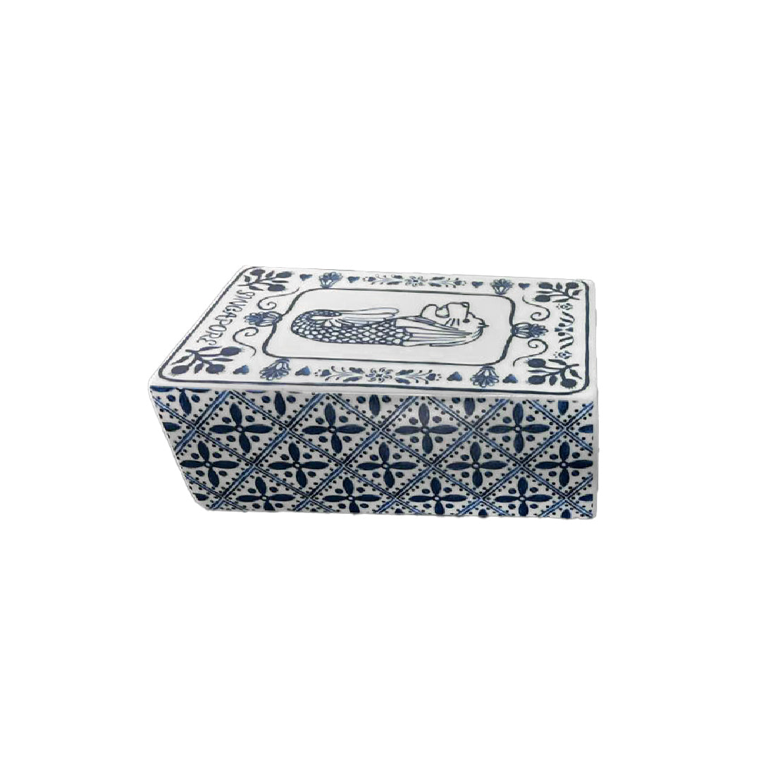 Ceramic Merlion MatchBox
