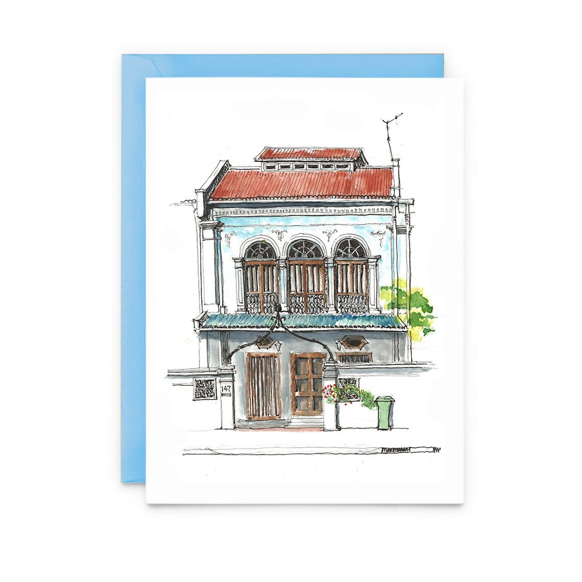 Neil Road Turquoise Shophouse